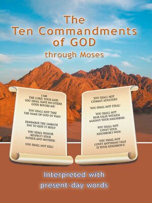 cover image of The Ten Commandments of God through Moses